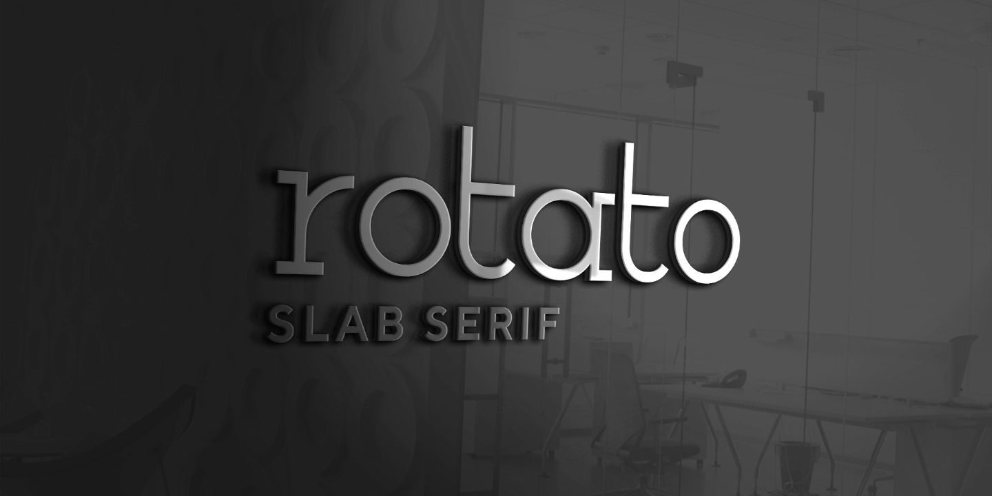 Пример шрифта Rotato Light